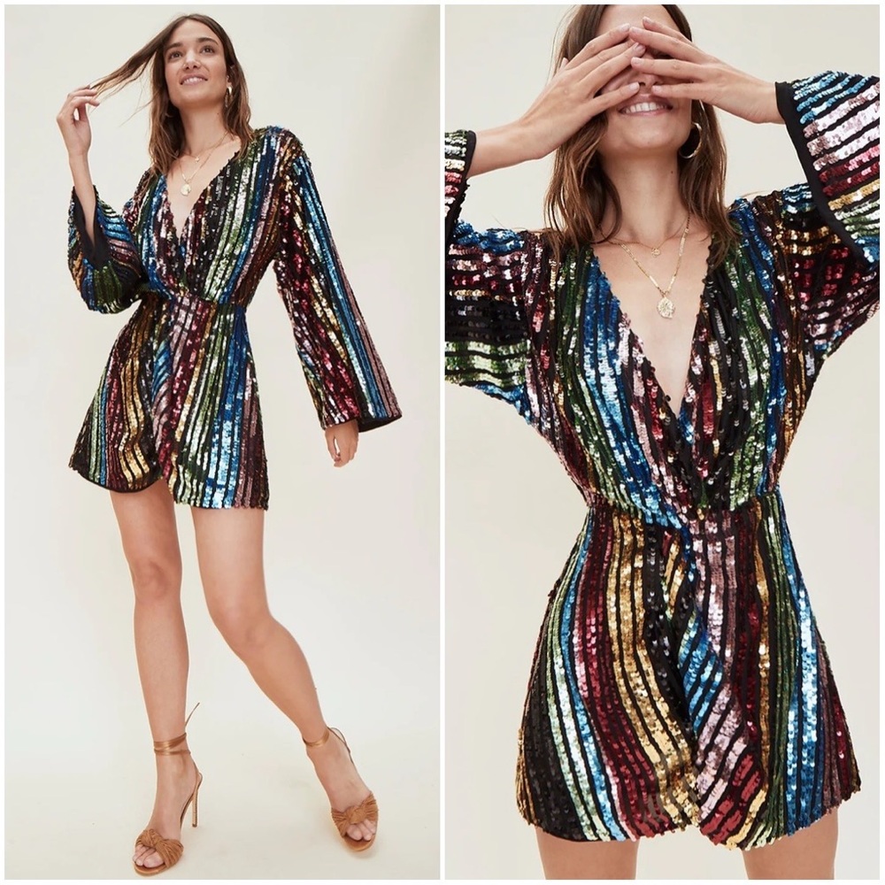 LPA SEQUIN MINI WRAP RETROFETE FREE PEOPLE CAMILA COELHO REVOLVE FOR LOVE LEMONS